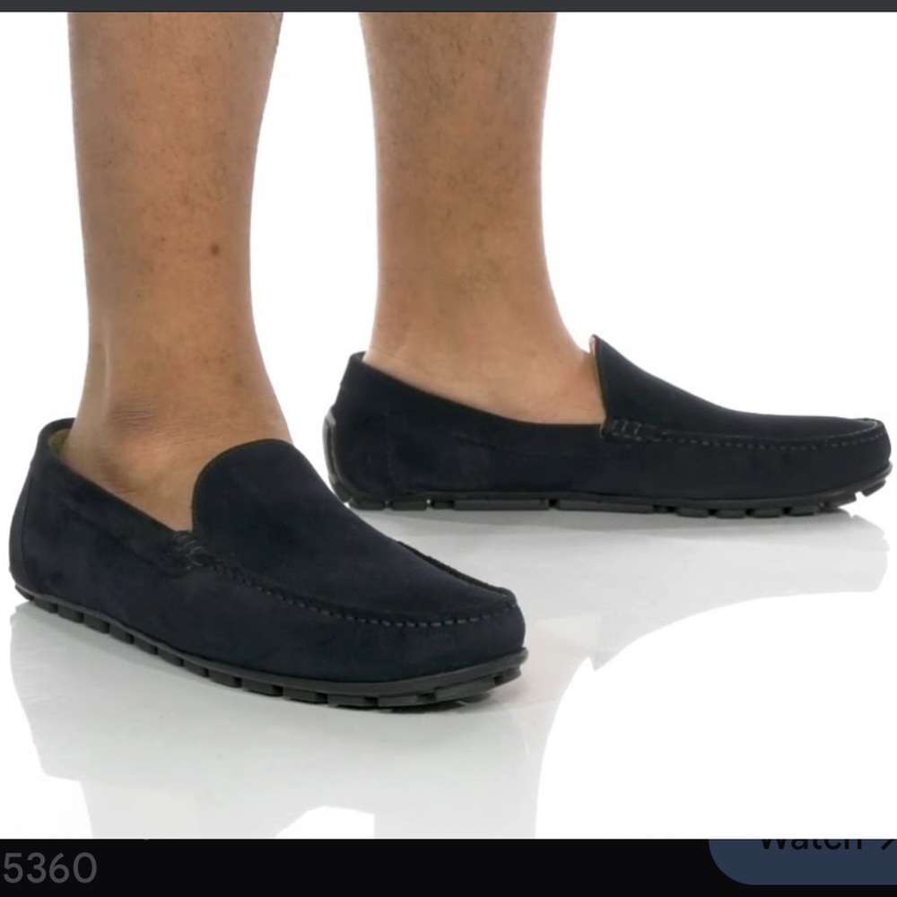 Wolf & Shepard Gunner Driver Black Loafer